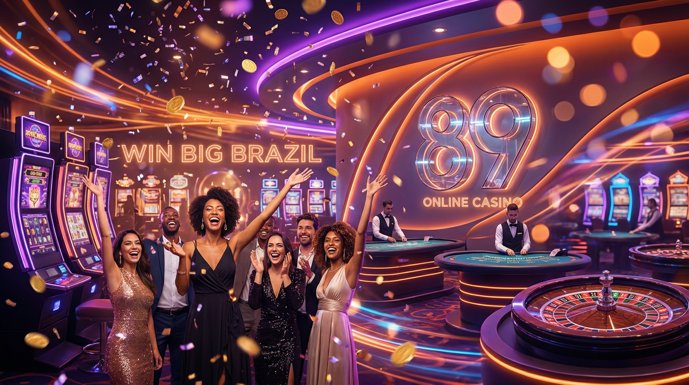 89bet Cassino Online - Jogadores brasileiros celebrando grandes vitórias